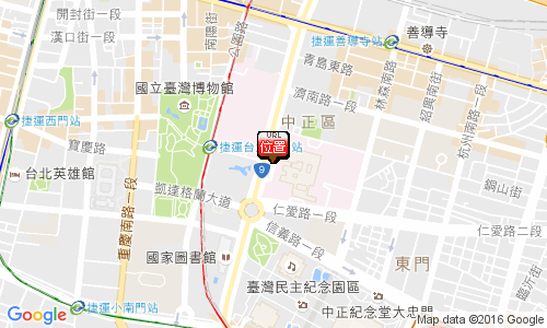 台北市中山南路7號(服務時間:一、三09:00~12:00)